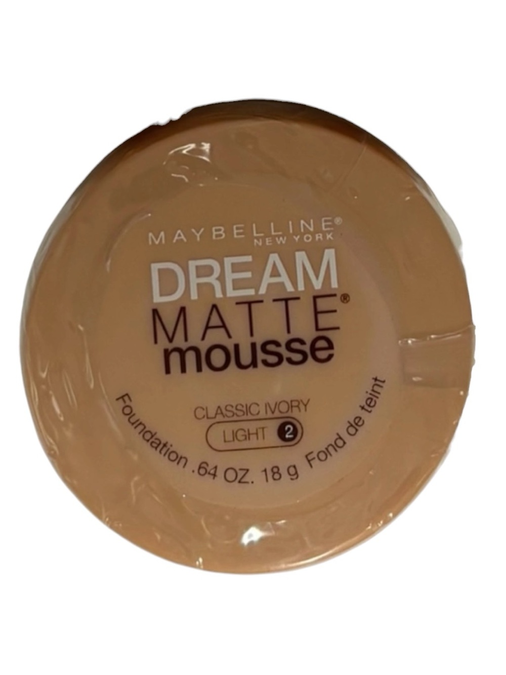 Maybelline Discontinued Classic Ivory Light 2 Dream Matte Mousse Foundation